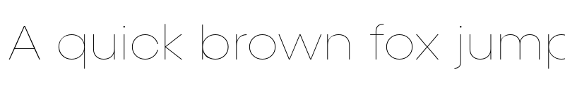 Preview of Konnect Hairline font