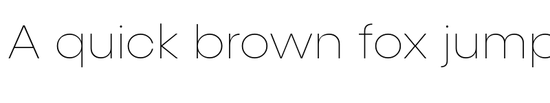 Preview of Konnect Thin font