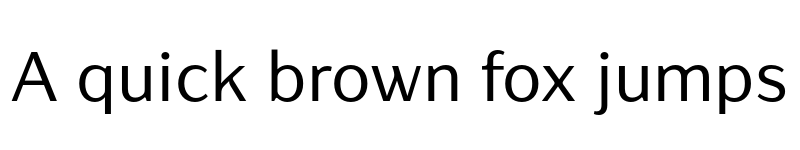 Preview of Kontrapunkt Miki Regular font