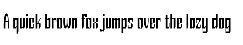 Preview of Koondimtrial Regular font