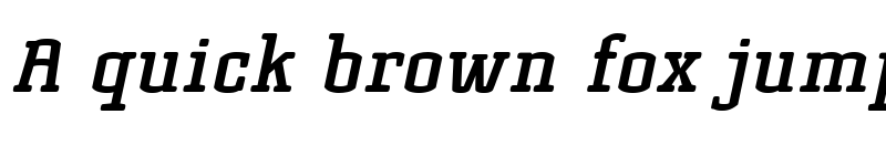 Preview of Korneuburg Slab Bold Bold Italic font