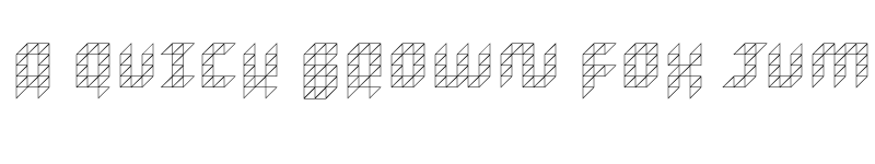 Preview of Kosetsu Grid font