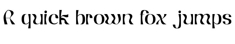 Preview of Koumon Bold font