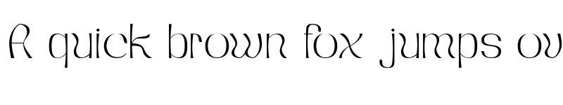 Preview of Koumon Light font