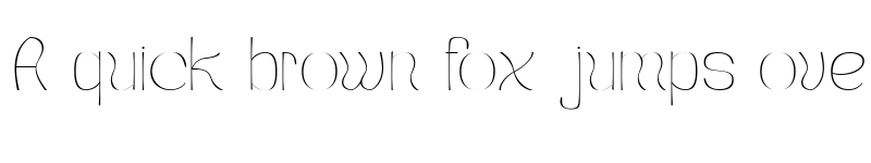 Preview of Koumon Thin font