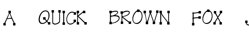 Preview of KR Kube Regular font