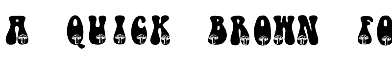 Preview of KR Shroom Regular font