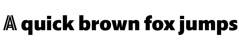 Preview of Kranto Black Normal Inline font