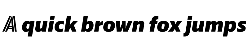 Preview of Kranto Black Normal Italic Inline font