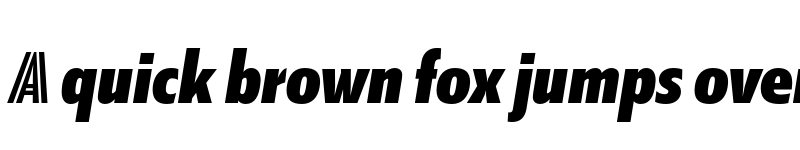 Preview of Kranto Cond Black Display Italic Inline font