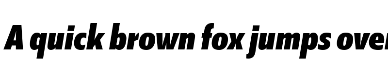 Preview of Kranto Cond Black Display Italic font