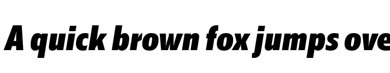 Preview of Kranto Cond Black Normal Italic font