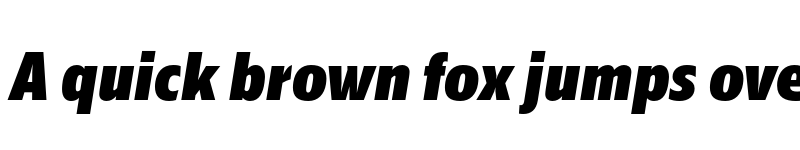 Preview of Kranto Cond Black Text Italic font