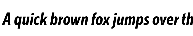 Preview of Kranto Cond Bold Normal Italic font