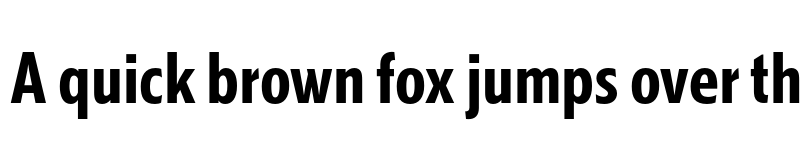 Preview of Kranto Cond Bold Normal font