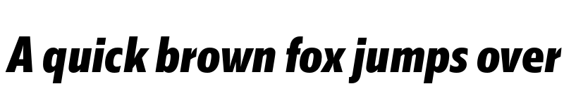 Preview of Kranto Cond ExtraBold Normal Italic font