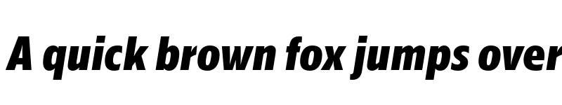 Preview of Kranto Cond ExtraBold Text Italic font