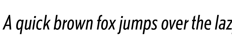 Preview of Kranto Cond Regular Normal Italic font