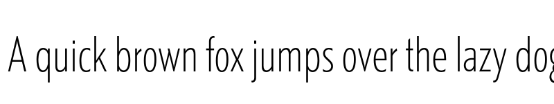 Preview of Kranto Cond Thin Normal font