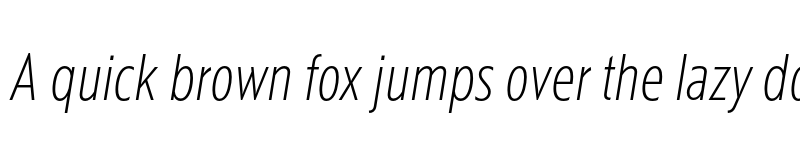 Preview of Kranto Cond Thin Text Italic font