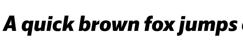 Preview of Kranto ExtraBold Normal Italic font