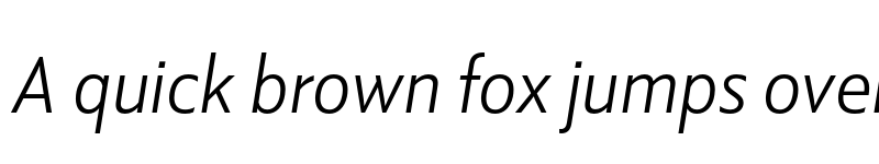 Preview of Kranto Light Display Italic font