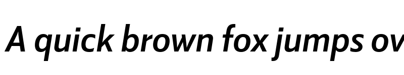 Preview of Kranto Medium Display Italic font