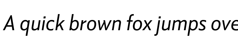 Preview of Kranto Regular Display Italic font