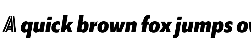 Preview of Kranto SemiCond Black Display Italic Inline font