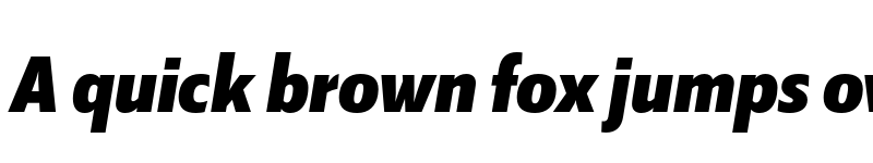 Preview of Kranto SemiCond Black Display Italic font