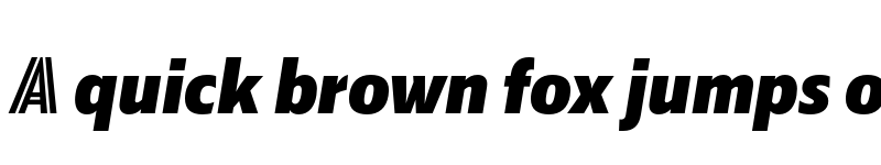 Preview of Kranto SemiCond Black Normal Italic Inline font