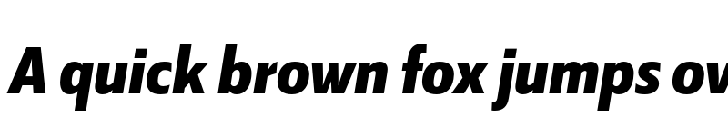 Preview of Kranto SemiCond ExtraBold Display Italic font