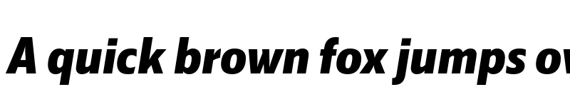 Preview of Kranto SemiCond ExtraBold Normal Italic font