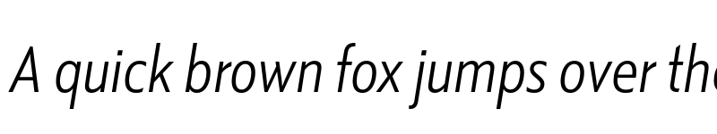 Preview of Kranto SemiCond Light Display Italic font