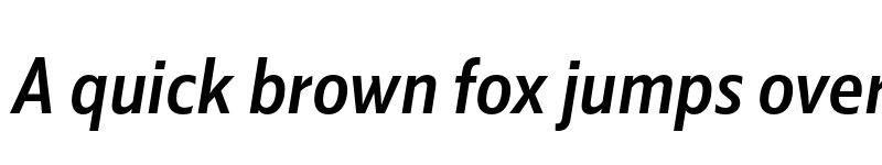 Preview of Kranto SemiCond Medium Normal Italic font