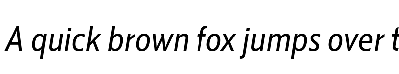 Preview of Kranto SemiCond Regular Normal Italic font