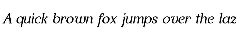 Preview of Kraskario Italic font