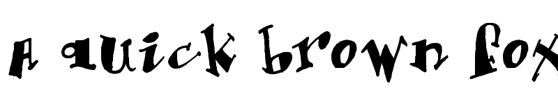 Preview of Krazy Regular font