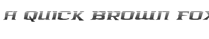 Preview of Kreature Kombat Gradient Italic Italic font