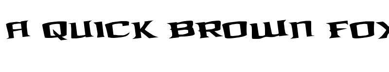 Preview of Kreature Kombat Rotated Regular font