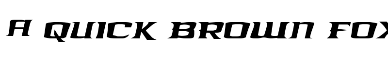 Preview of Kreature Kombat Staggered Italic Italic font