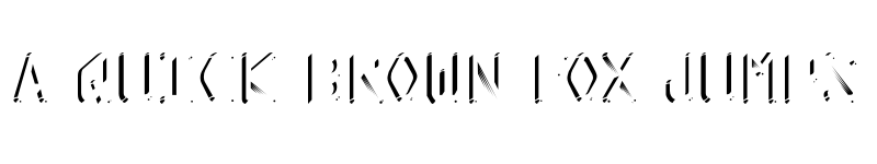 Preview of Kredit Shine font