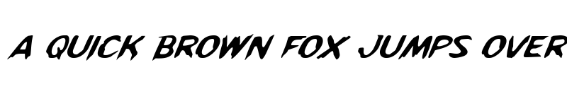 Preview of Kreeture Italic Italic font