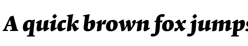 Preview of Krete Black Italic font