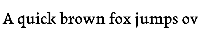 Preview of Kristal Medium font