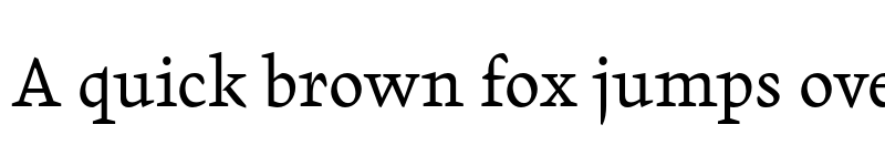 Preview of Kristal Regular font