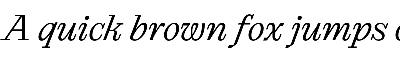 Preview of Kristolit Beta Trial Italic font