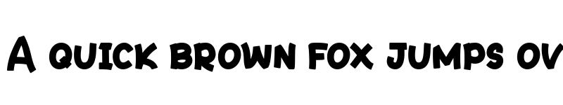 Preview of Kronous Rounded Regular font