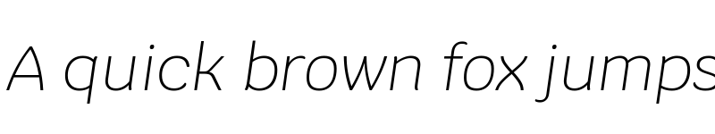 Preview of Krub ExtraLight Italic font