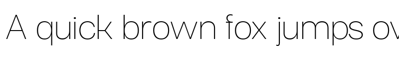 Preview of KT Nirma Thin font